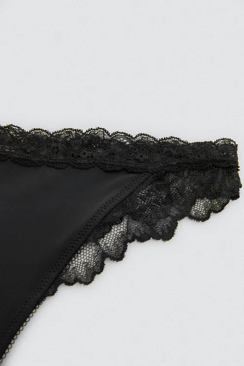 Perizoma elastico con pizzo