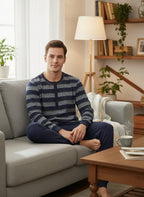 Pigiama Uomo  Comfort e Stile Rigato