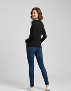 T-shirt manica lunga modal e cotone